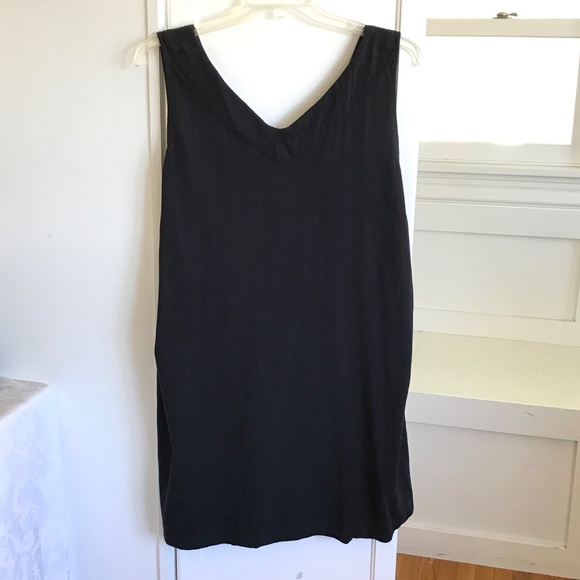ROAMANS Pleated Tunic Tank Black Sleeveless Tunic Runs Small Plus Size 4X 3X 2X - Picture 4 of 16